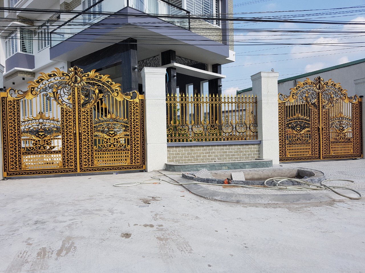 Cơ sở phân phối cổng nhôm đúc đẹp tại Bình Thuận